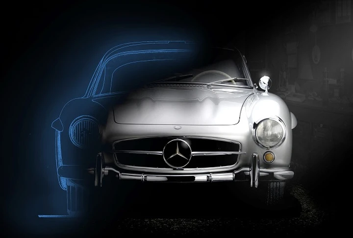 Mercedes 300SL: il mito diventa digitale e aperto a tutti