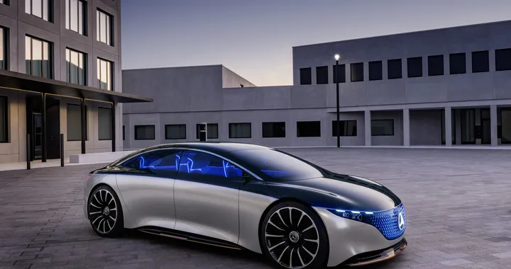 Mercedes Vision EQS al Salone di Francoforte