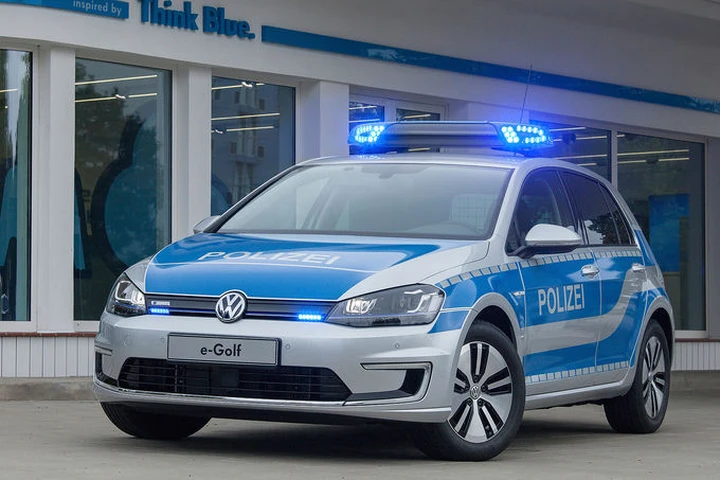 Le Volkswagen della Polizia tedesca