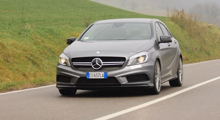 Mercedes-Benz A 45 AMG: la prova su strada