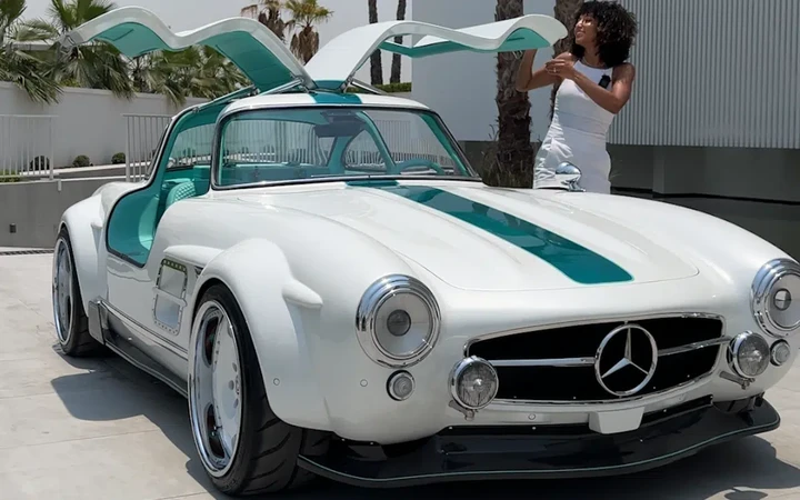 Mercedes 300 SL Tesla: l'elettrico di Musk incontra il classico