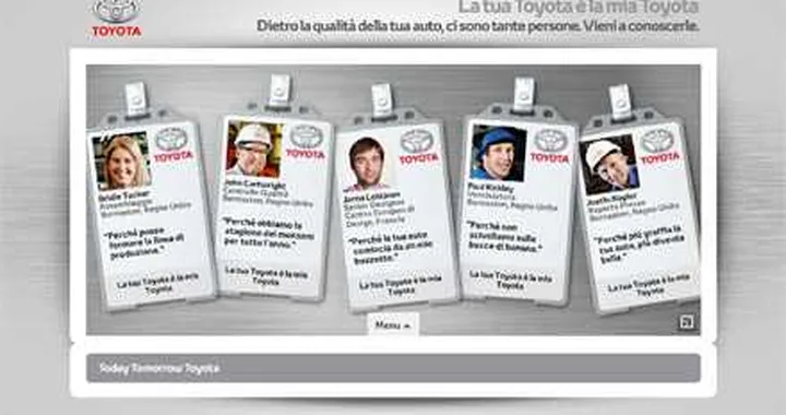 Spot TV: Toyota ci mette la faccia