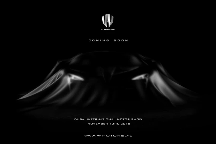 W Motors Fenyr SuperSport al Motor Show di Dubai 2015
