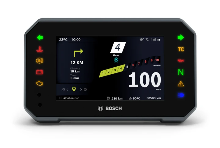 Accessori moto: il display Cluster TFT di Bosch