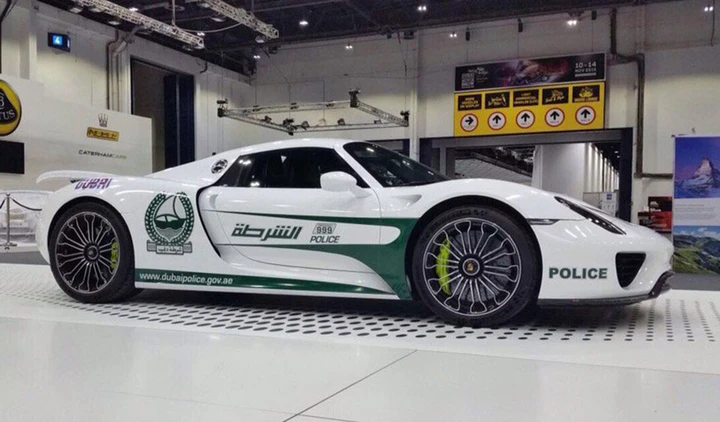 Porsche 918 Spyder: esemplare per la Polizia di Dubai