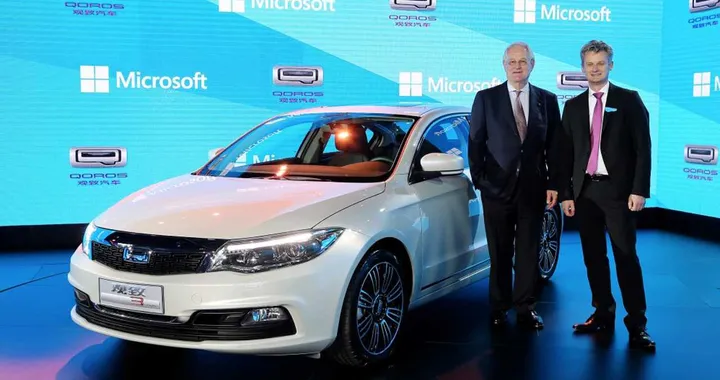 Qoros e Microsoft presentano l’auto sempre connessa