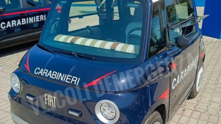 Fiat Topolino dei Carabinieri, ora è arrivata in strada