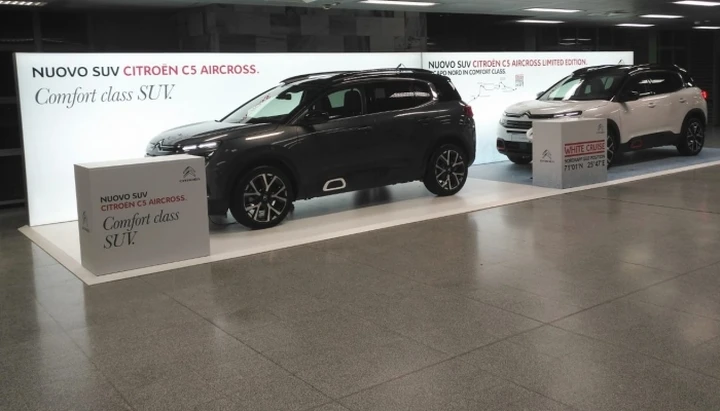 Citroen C5 Aircross: prende il volo a Linate