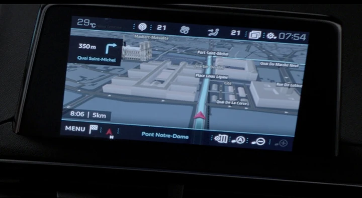 La tecnologia 3D Connected Navigation anche su Peugeot 208
