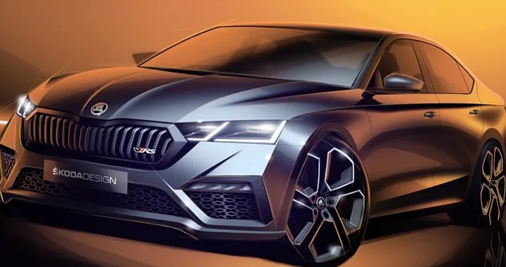 Skoda Octavia RS iV: primi teaser della versione sportiva ibrida plug-in