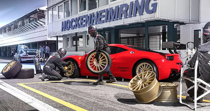 Ferrari 458 GT: gli speciali cerchi racing by Loma