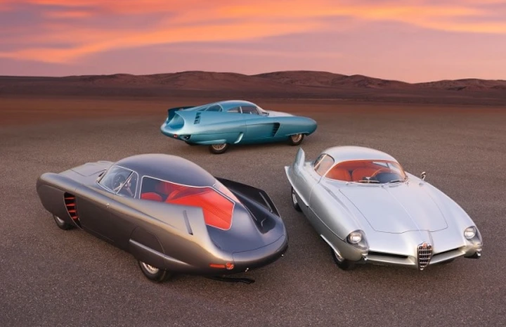 Alfa Romeo: i tre pezzi unici B.A.T. di Bertone all’asta