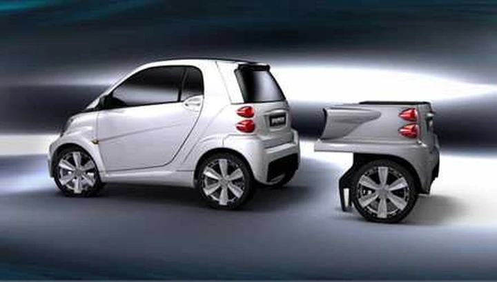 Rinspeed Dock+Go: range extender per la Smart elettrica