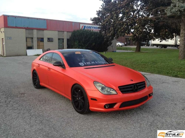 Mercedes CLS 55 AMG 2005 Matte Red by ReStyleIt