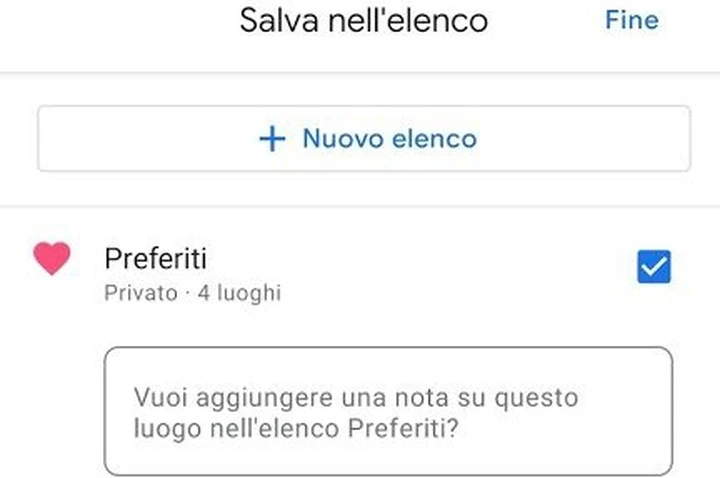 Trucchi Google Maps: preferiti