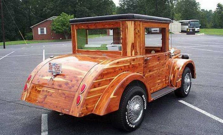 Tuning estremo, e l'auto diventa di legno