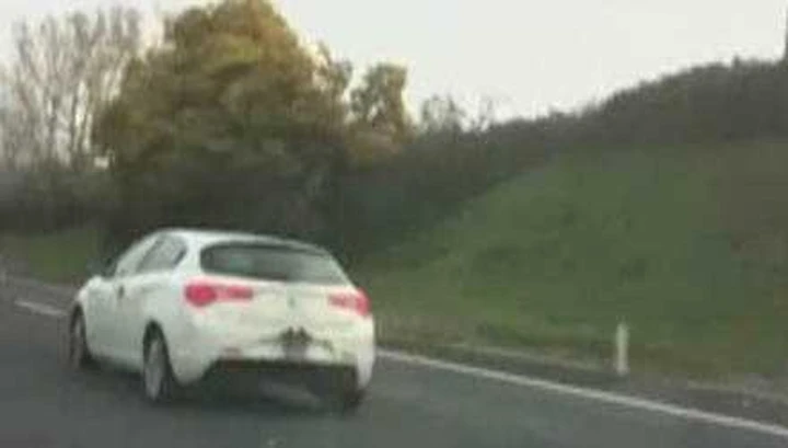 Una mini flotta di Giulietta in trasferta sulla A1