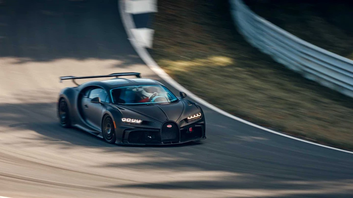 Bugatti Chiron Pur Sport: le immagini dei test
