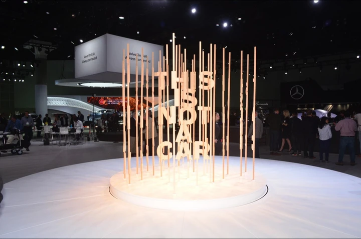 Stand Volvo al Salone di Los Angeles 2018