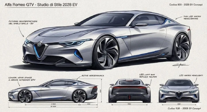 La nuova Alfa Romeo GTV che non c’è (ancora): il render virale
