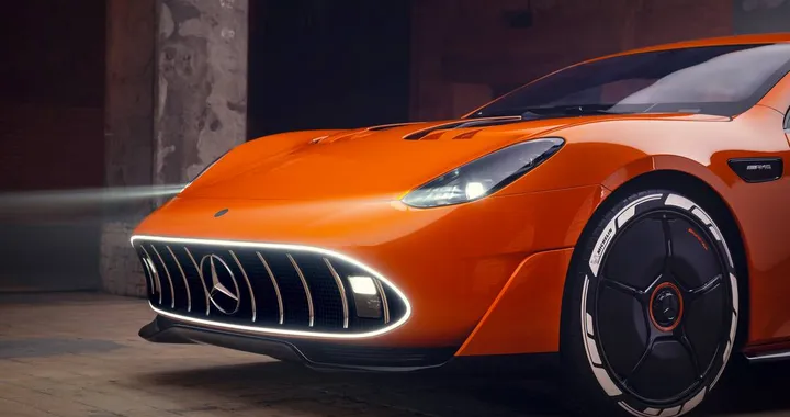 Mercedes AMG GT XX, una cassa riproduce il sound