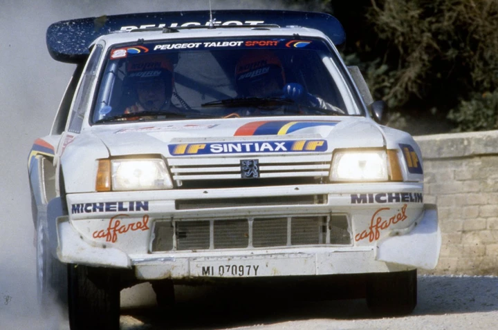 Peugeot 205 T16 Gruppo B all'Italiano Rally 1986: la storia nelle immagini