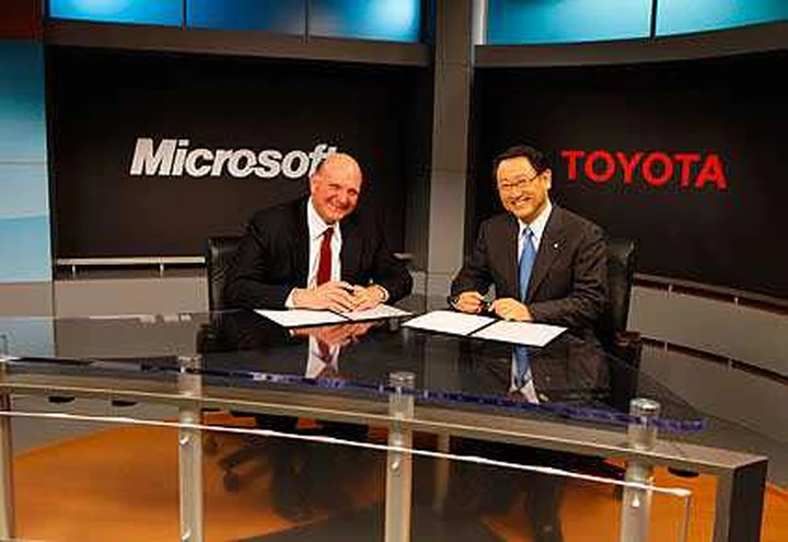 Toyota e Microsoft insieme per i servizi telematici