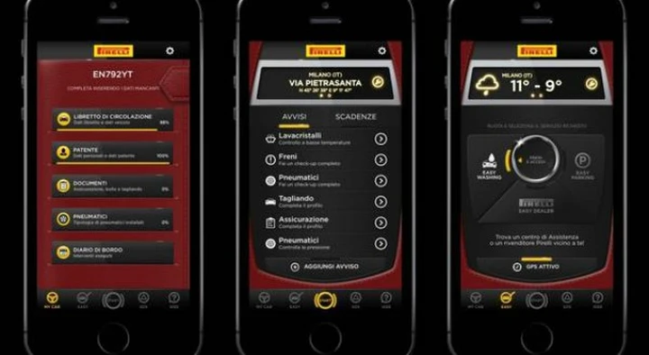 OnTheRoad: app Pirelli per la gestione dell'auto