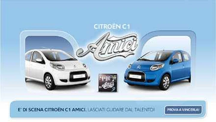 Spot per la Citroen C1 Amici... della De Filippi