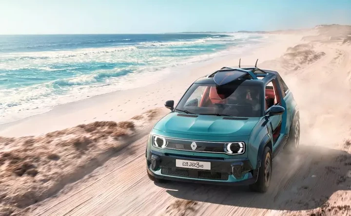 Renault 4 diventa buggy: ecco la JP4x4 elettrica per la spiaggia