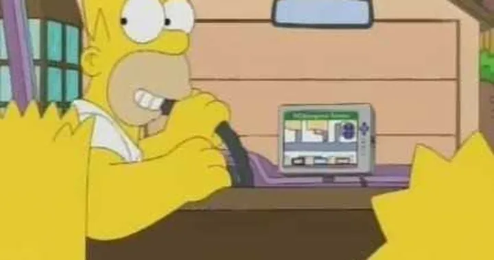 D'oh... Homer Simpson ce l'ha coi navigatori