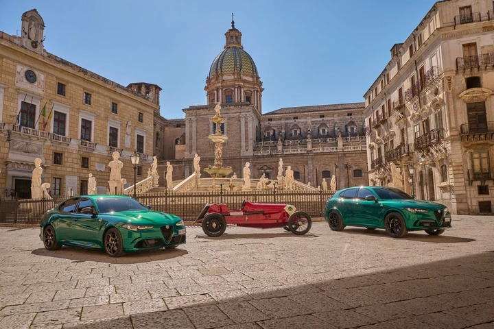 Alfa Romeo Giulia e Stelvio Quadrifoglio 100° Anniversario: immagini ufficiali