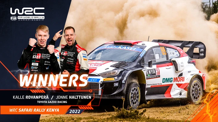 WRC Safari Rally: dominio di Toyota e Rovanpera