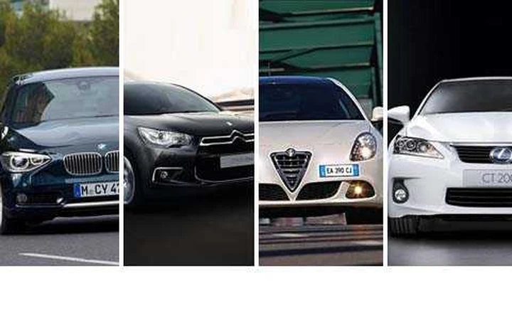 Bmw Serie 1 e Citroen DS4 sfidano Giulietta e Lexus CT