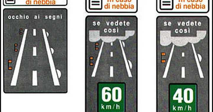 Nebbia autostrada: i consigli degli esperti