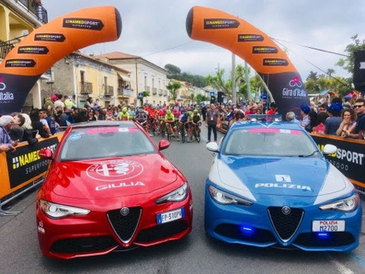 Alfa Romeo: due Giulia Veloce al Giro d’Italia