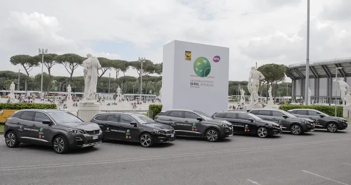Peugeot fornisce le auto ufficiali degli Internazionali BNL d’Italia