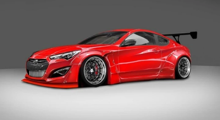 Hyundai Genesis Coupé Blood Type Racing al SEMA