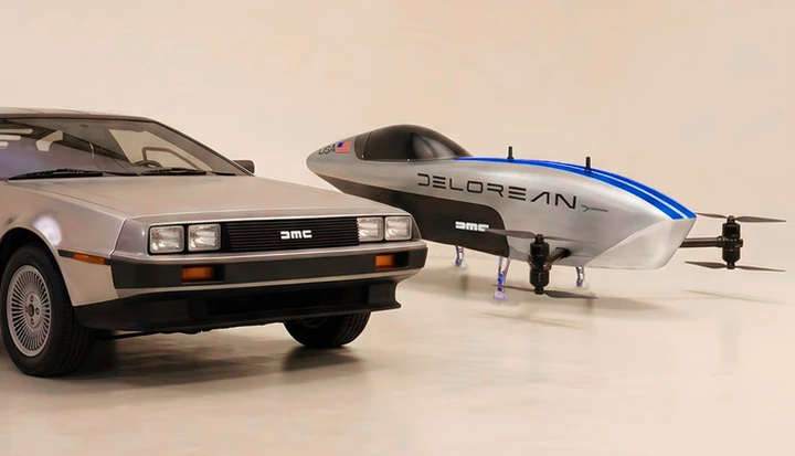 DeLorean torna dal futuro: correrà con le auto volanti elettriche