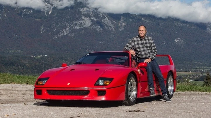 Ferrari: la F40 di Gerhard Berger va all’asta