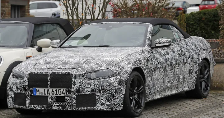Nuova Bmw M4 Cabrio 2020: spiata durante i test su strada