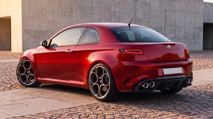 Nuova Alfa Romeo GT V6? No, è un render che immagina il ritorno della coupé Bertone