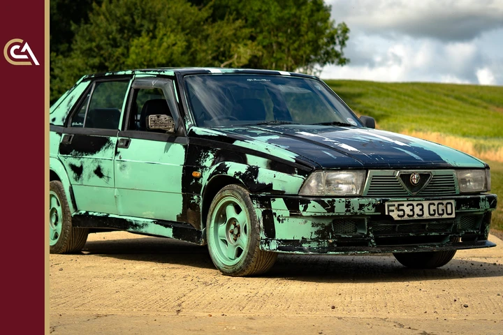 La leggendaria Alfa 75 di Jeremy Clarkson è acquistabile all'asta