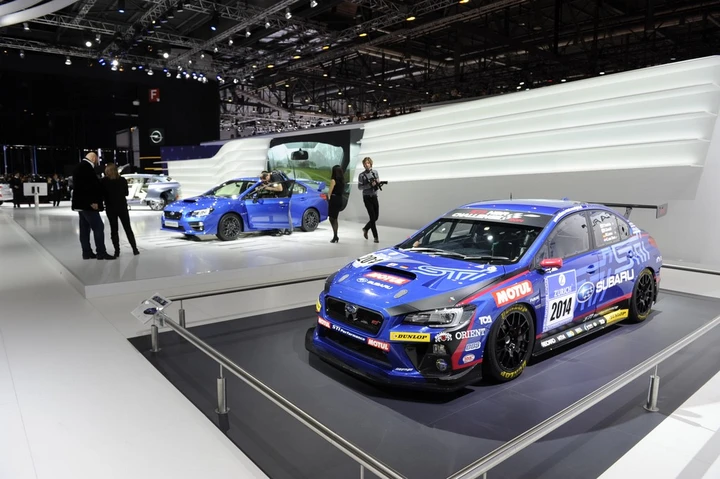 Stand Subaru al Salone di Ginevra 2014