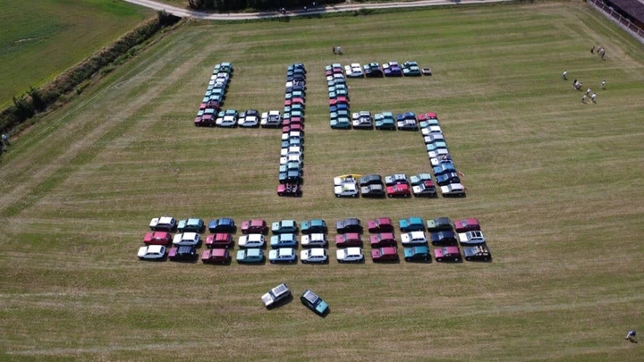 Raduno Fiat Panda 2025: un record da 1.063 esemplari a Pandino