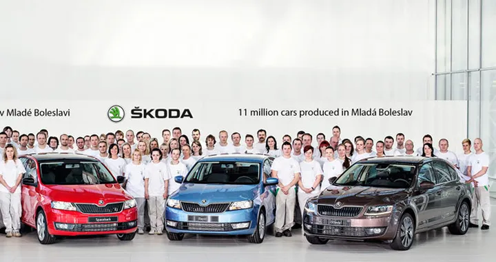Skoda: 11 milioni di auto prodotte a Mladà Boleslav