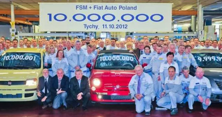 Fiat in Polonia: prodotta la vettura n°10.000.000