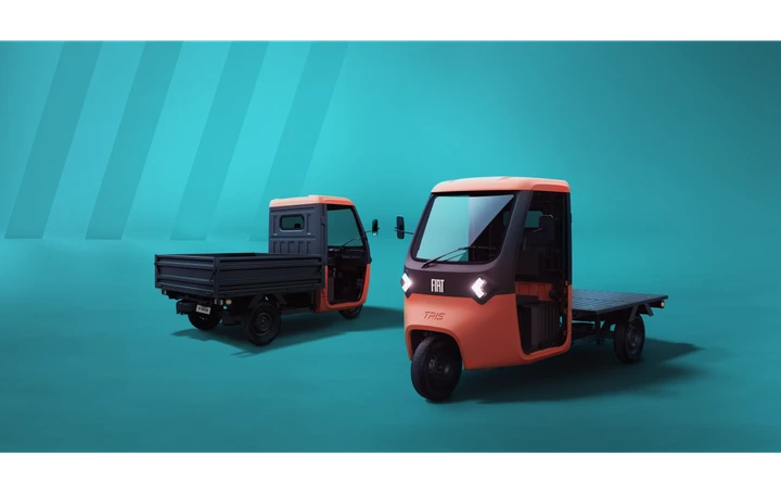 Fiat Professional TRIS, l'erede dell'Apecar: il primo tre ruote del brand