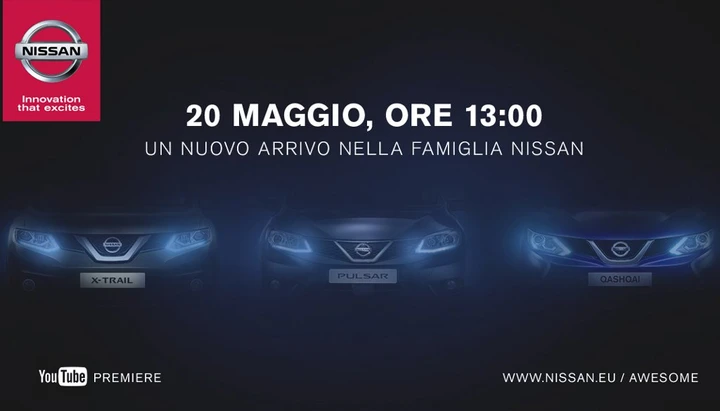 Nuova Nissan Pulsar: in anteprima martedì 20 maggio