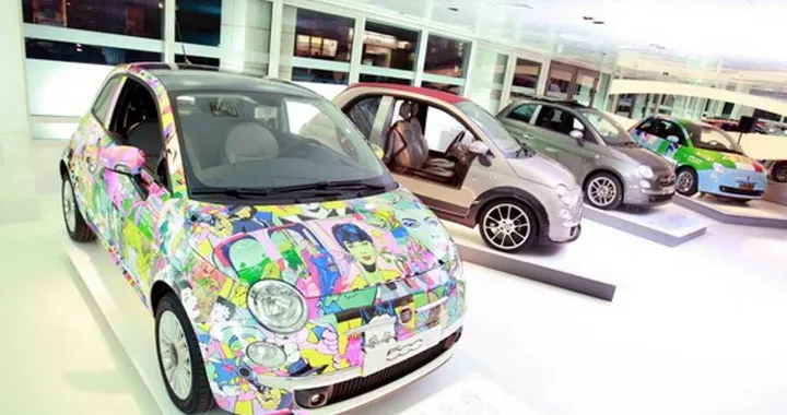 Fiat 500 in mostra in Gran Bretagna